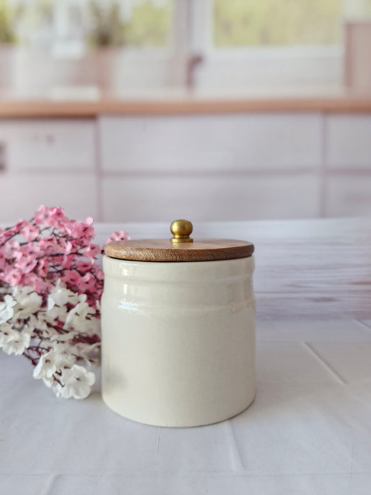 Ivory Snowy with Love Retreat (1/2 kg) Airtight Jars for Spices & Cookies
