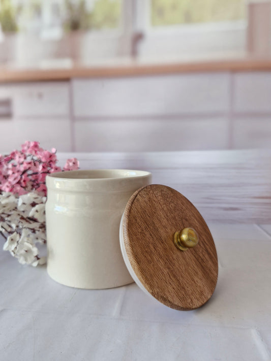 Ivory Snowy with Love Retreat (1/2 kg) Airtight Jars for Spices & Cookies