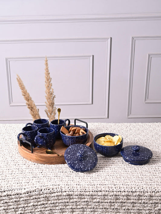 Wooden Serving Tray with Handle ,12 inches
