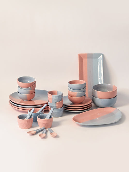 Blush & Blue Dining Collection