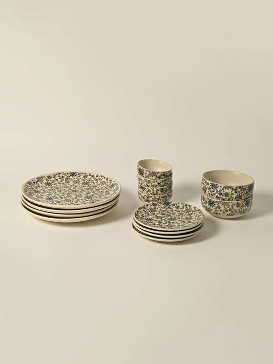 The Floral flower Garden Dining Collection