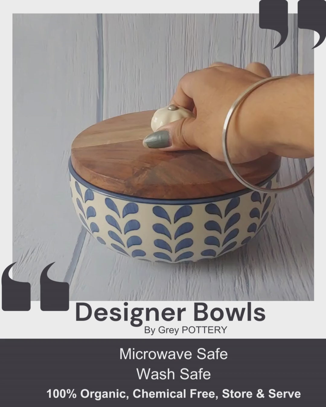 Handpainted Leaf Designer Serving Bowl