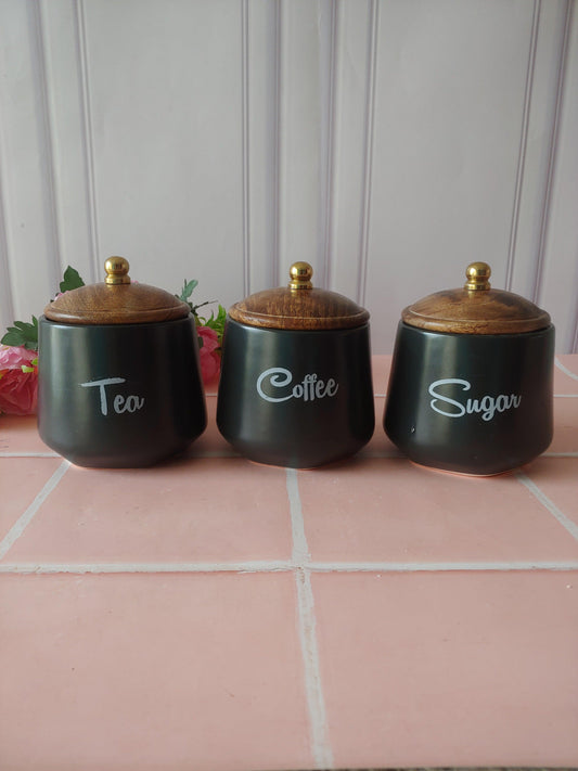Ember Midnight (1/2 kg) - Airtight Jars for royal knob Tea Coffee Sugar with lid