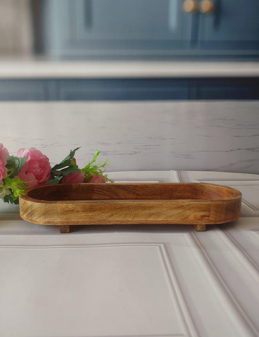 Wooden Decorative single Kitchen Counter Tray 12.5"inches