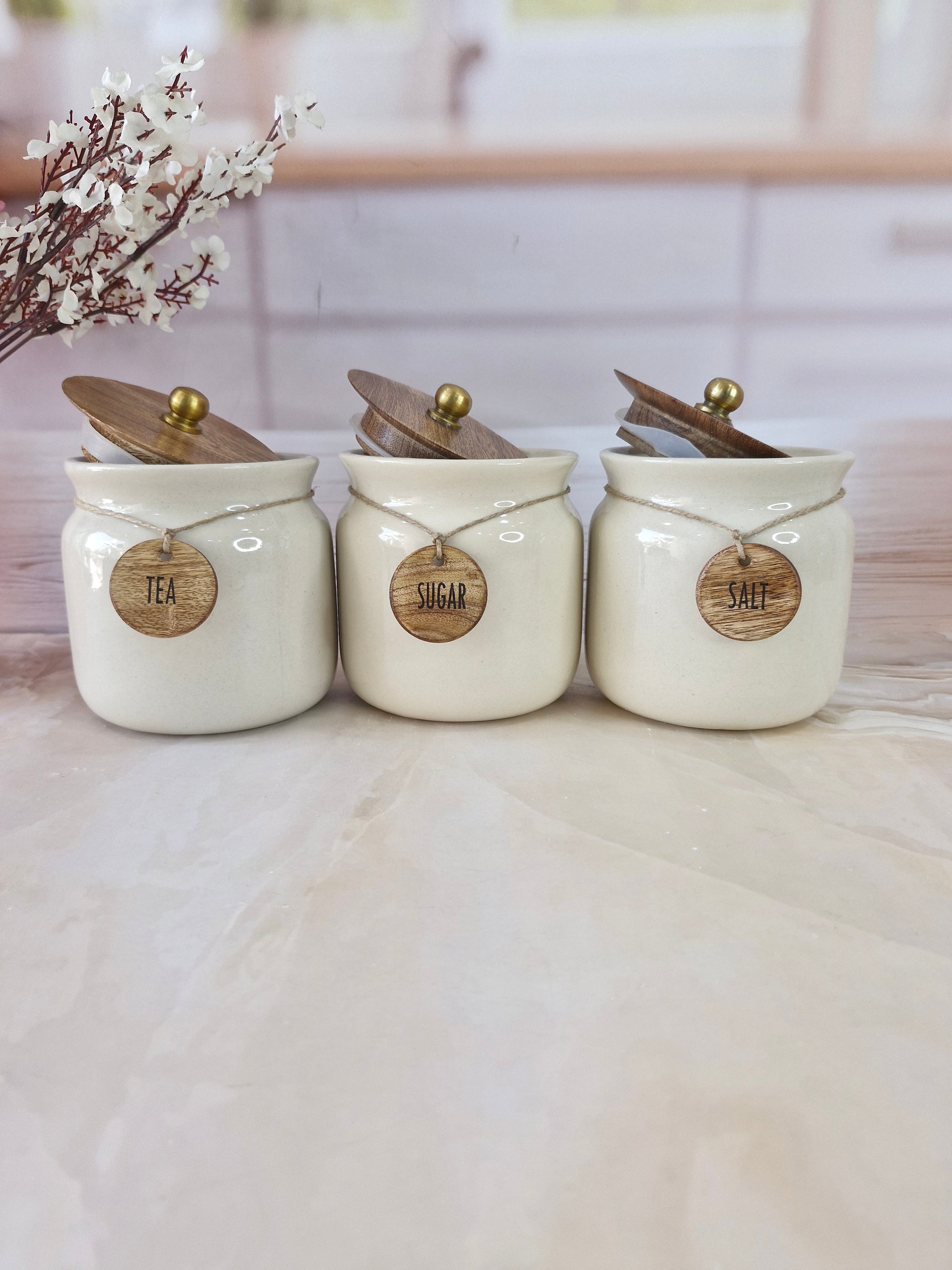 Tea Coffee Sugar Canisters Next Next Beige Tea Coffee Sugar