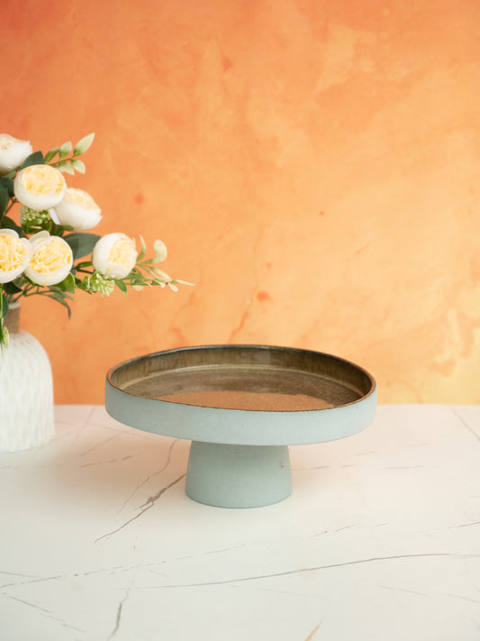 The Modern Matte Gloss Glaze Ceramic Cake Stand