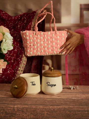 Tea Coffee Sugar Jar Set