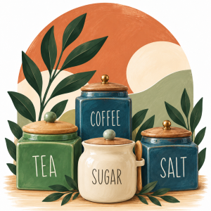 Tea Coffee Sugar Canisters