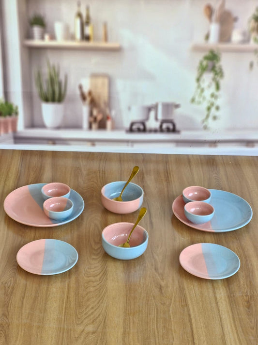 Blush & Blue Dining Collection