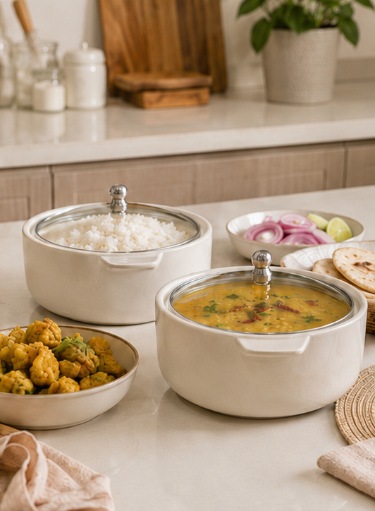 Serve with Ease – perfect for daily meals