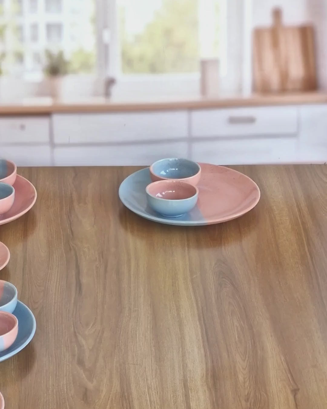 Blush & Blue Dining Collection