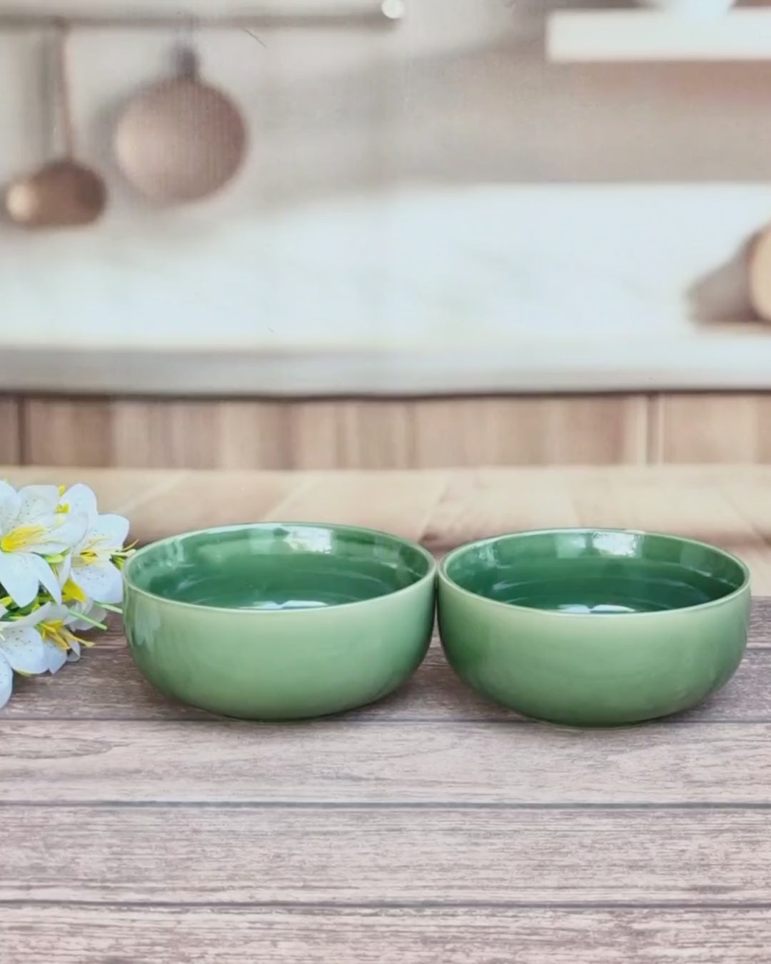 The Hearthside Olive Garnish Ceramic Serving Bowls