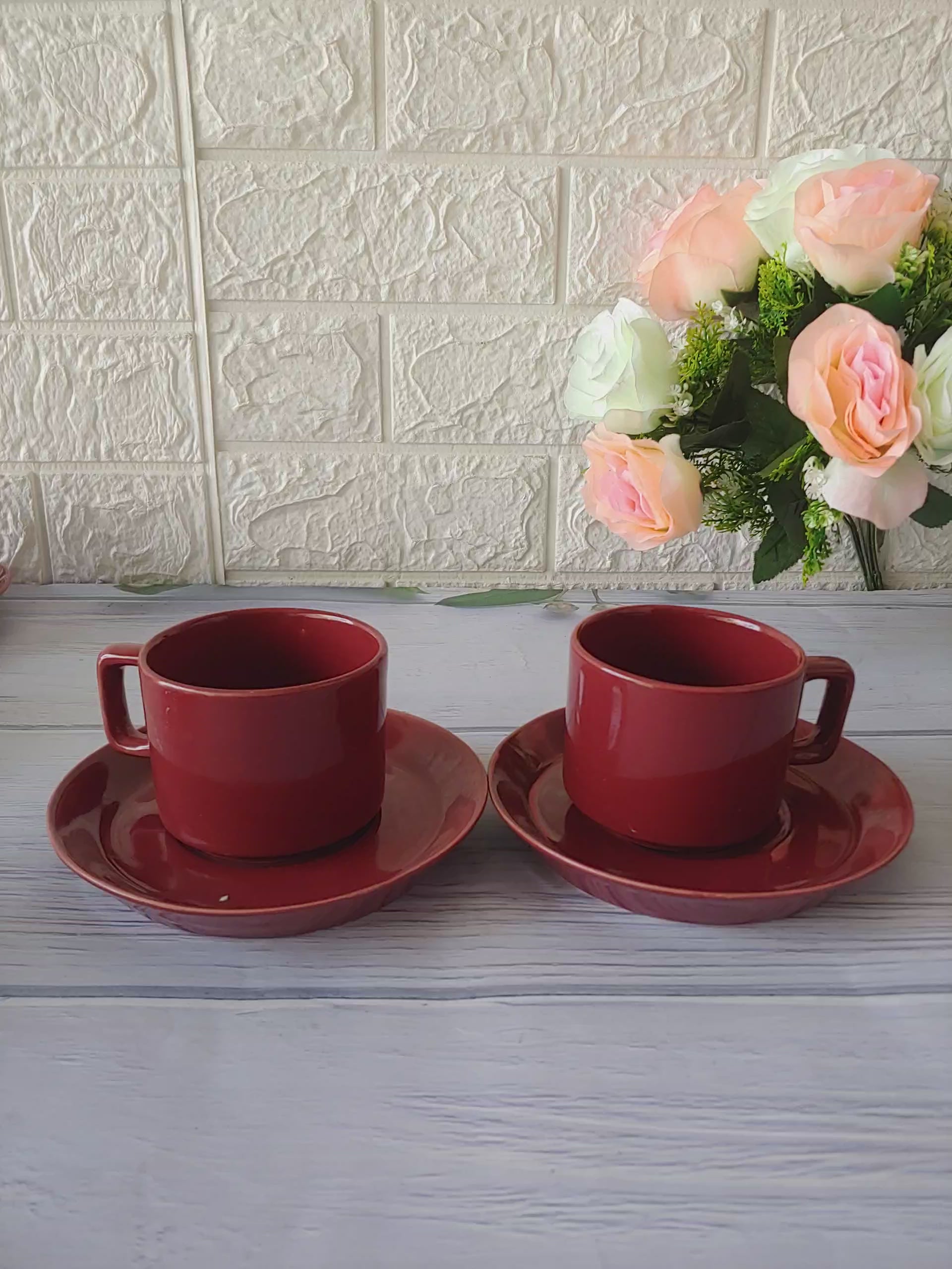 The Red Coffee Connoisseurss Cozy Cups With Pair