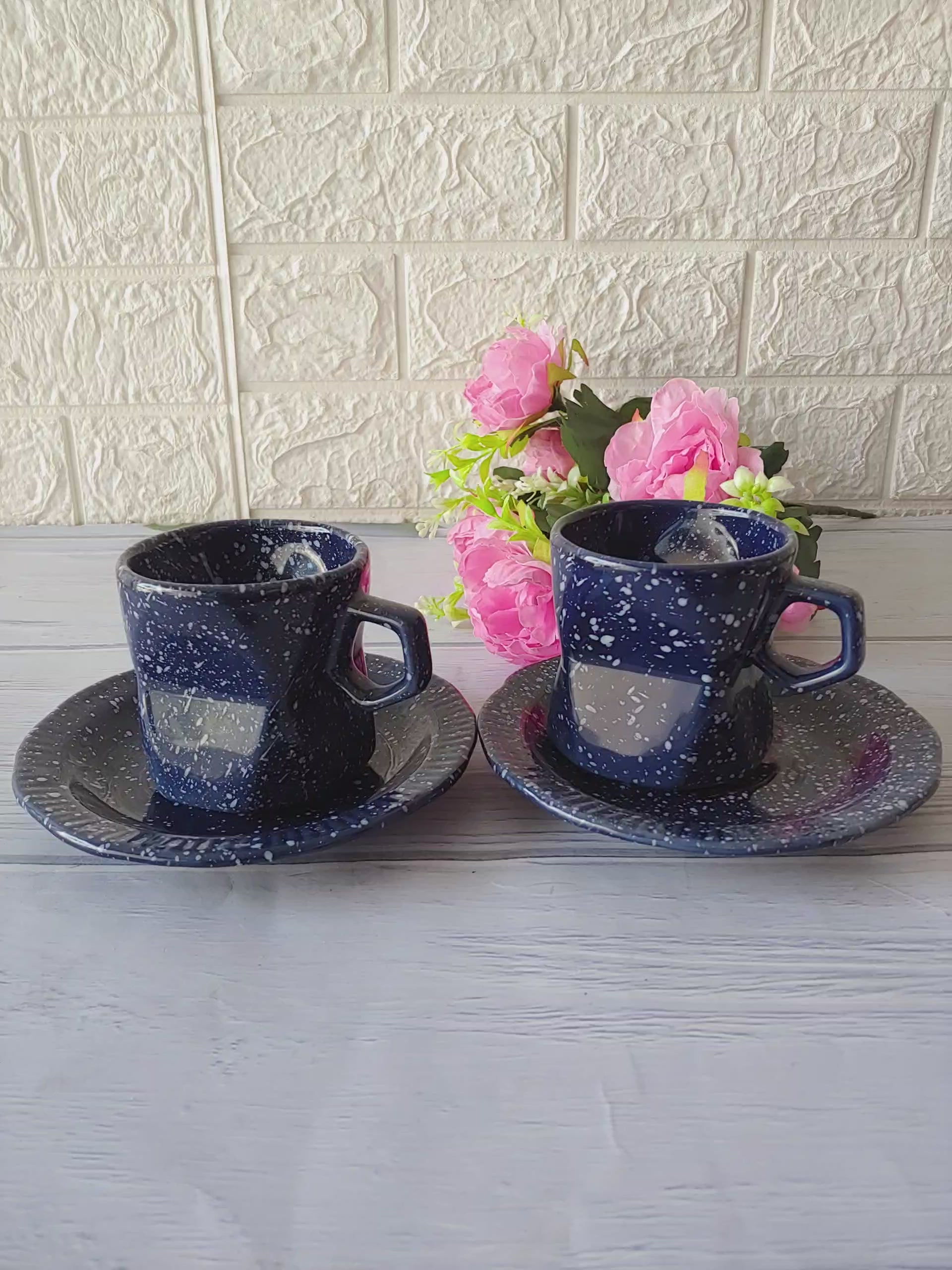 The Blue Latte Lovers Connoisseurss Cozy Cups With Pair