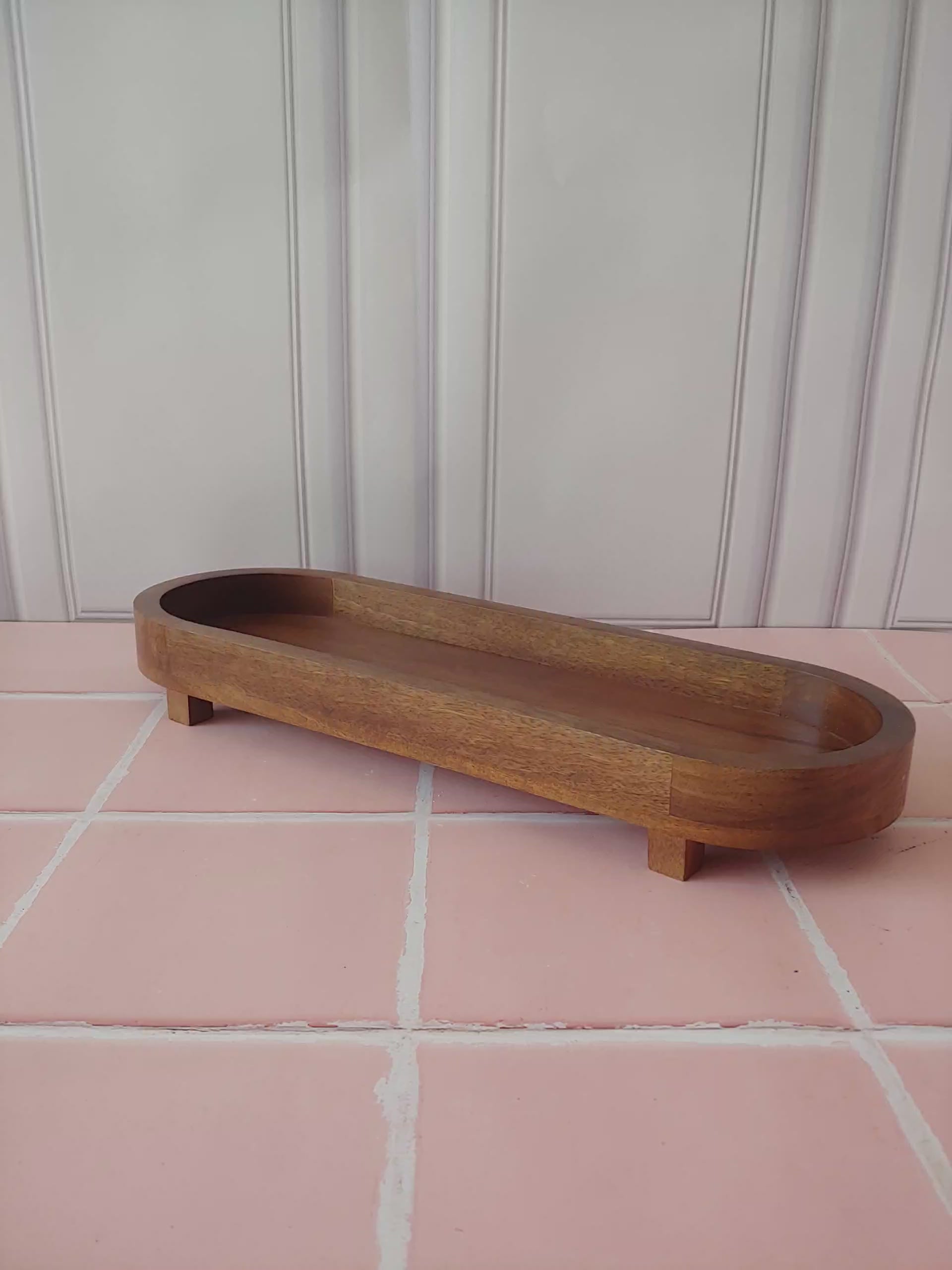 Wooden  Decorative  single Tray  ,18 inches