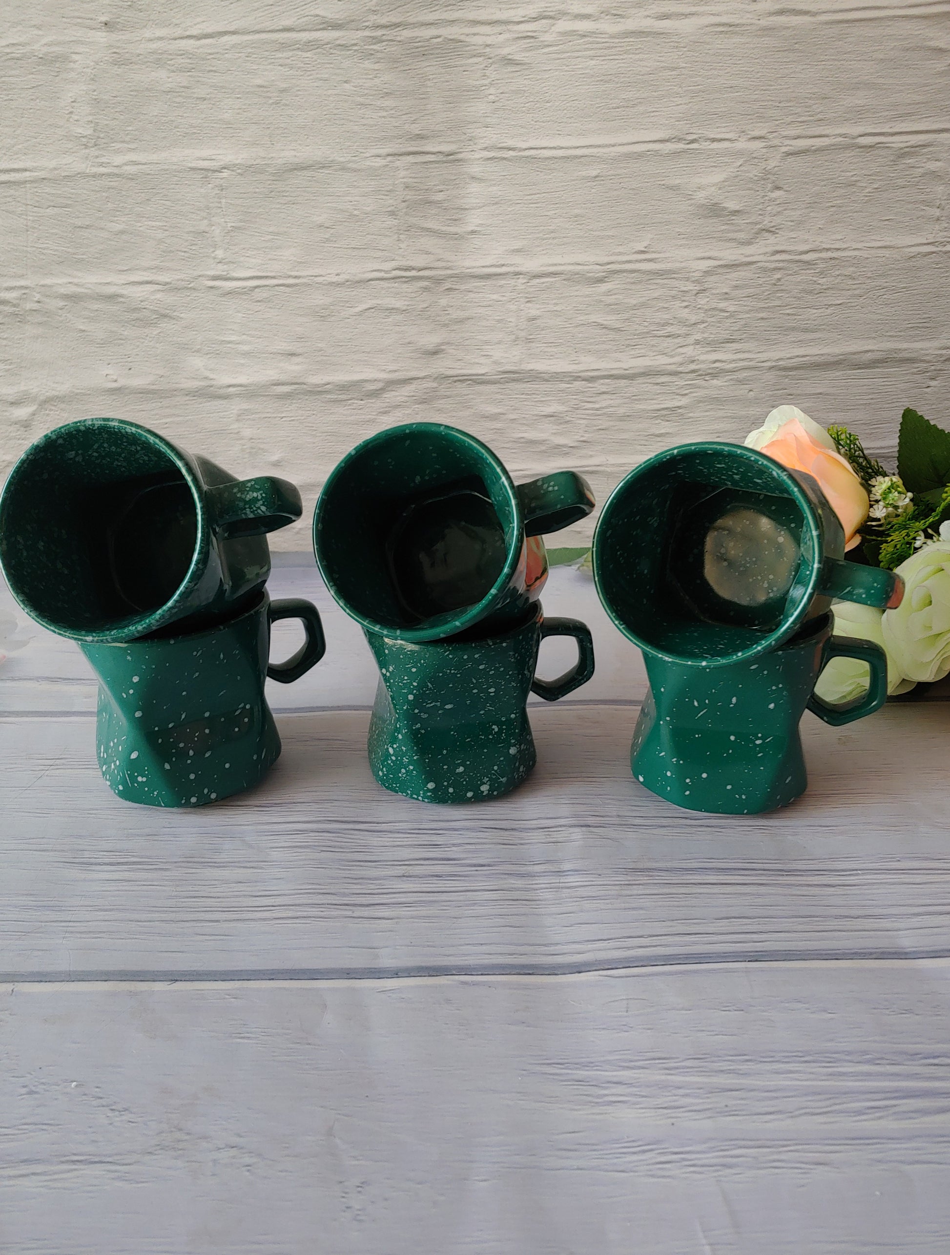 Forest green Morning Cozy Cups With Pair