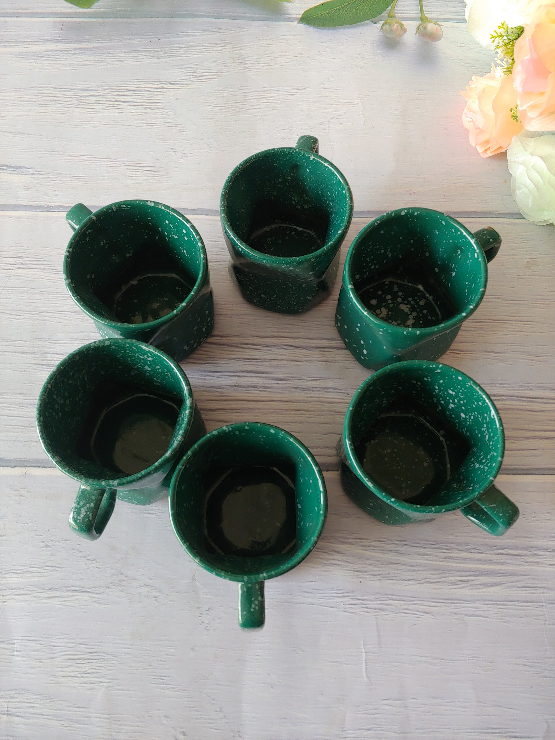 Forest green Morning Cozy Cups With Pair
