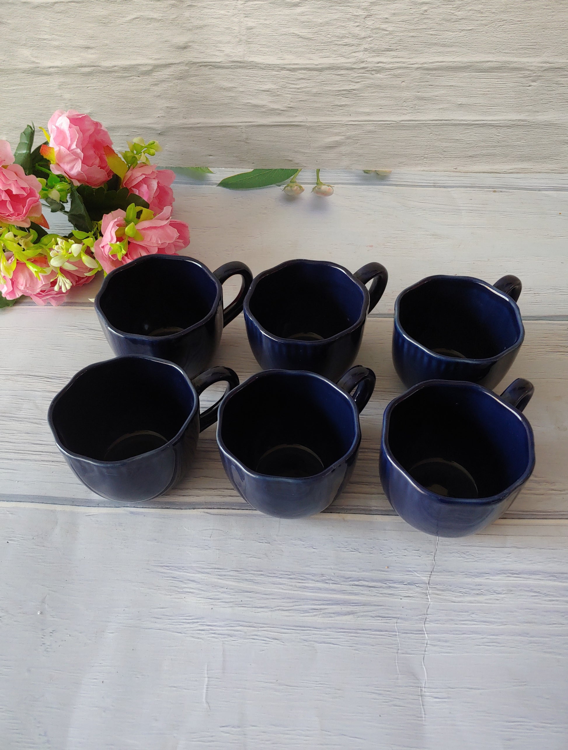 The Blue  Coffee Connoisseurss Cozy Cups With Pair