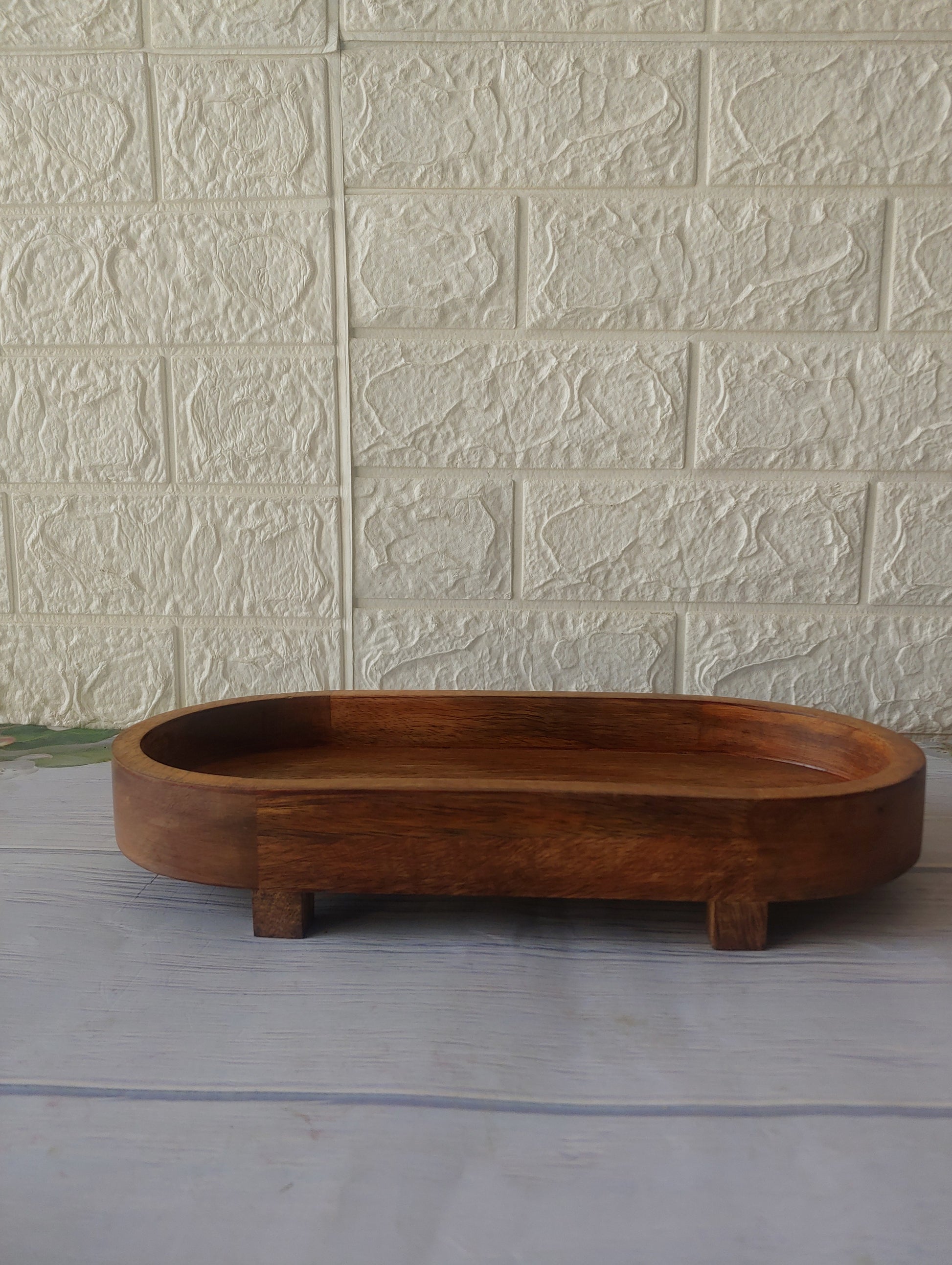 Wooden Decorative  single Tray  13 "inches