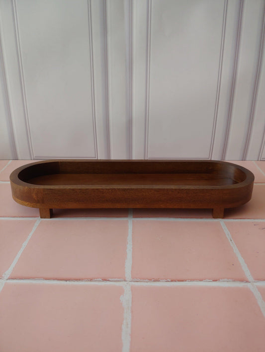 Wooden  Decorative  single Tray  ,18 inches