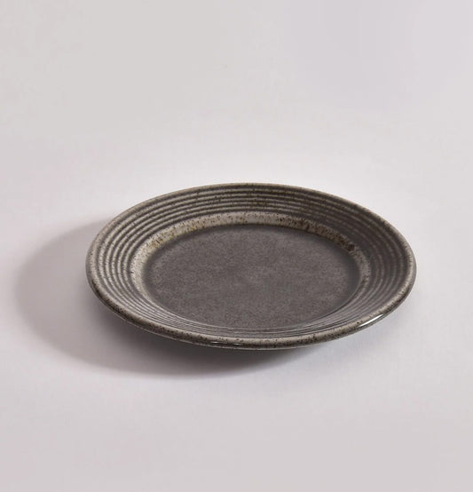 Basalt Quarter Plate - Grey Pottery