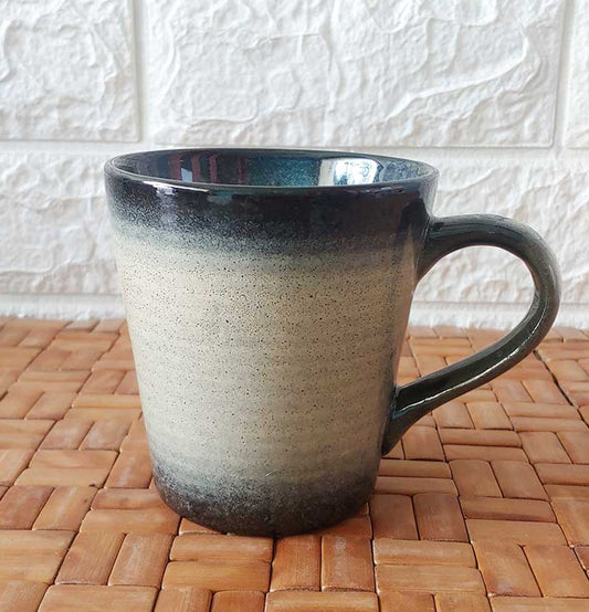 Ceremic Mutli-color Printed Conical Mugs - Grey Pottery